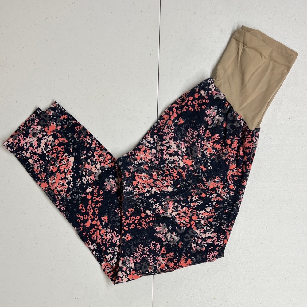 Motherhood Maternity Print Leggings L